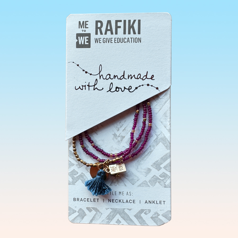 Bracelet - We Give Education Purple
